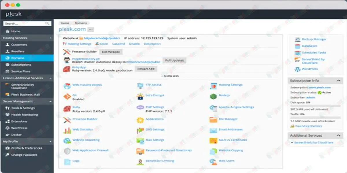 Jual License Plesk Panel Web Host Edition Untuk VPS Dan Dedicated Server Perbulan