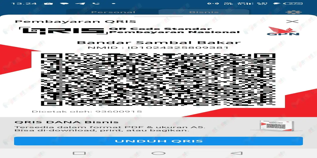 Jual Jasa Pembuatan QRIS Bisnis Untuk Akun Dana Anda