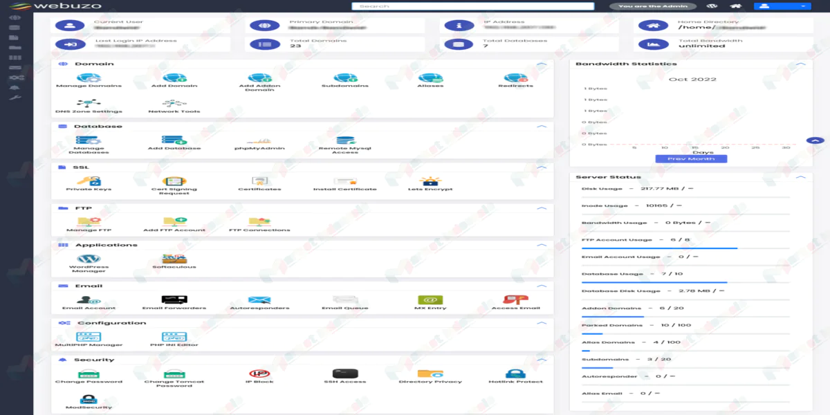 Jual License Webuzo Perbulan + Jasa Instalasi Webuzo Server Panel