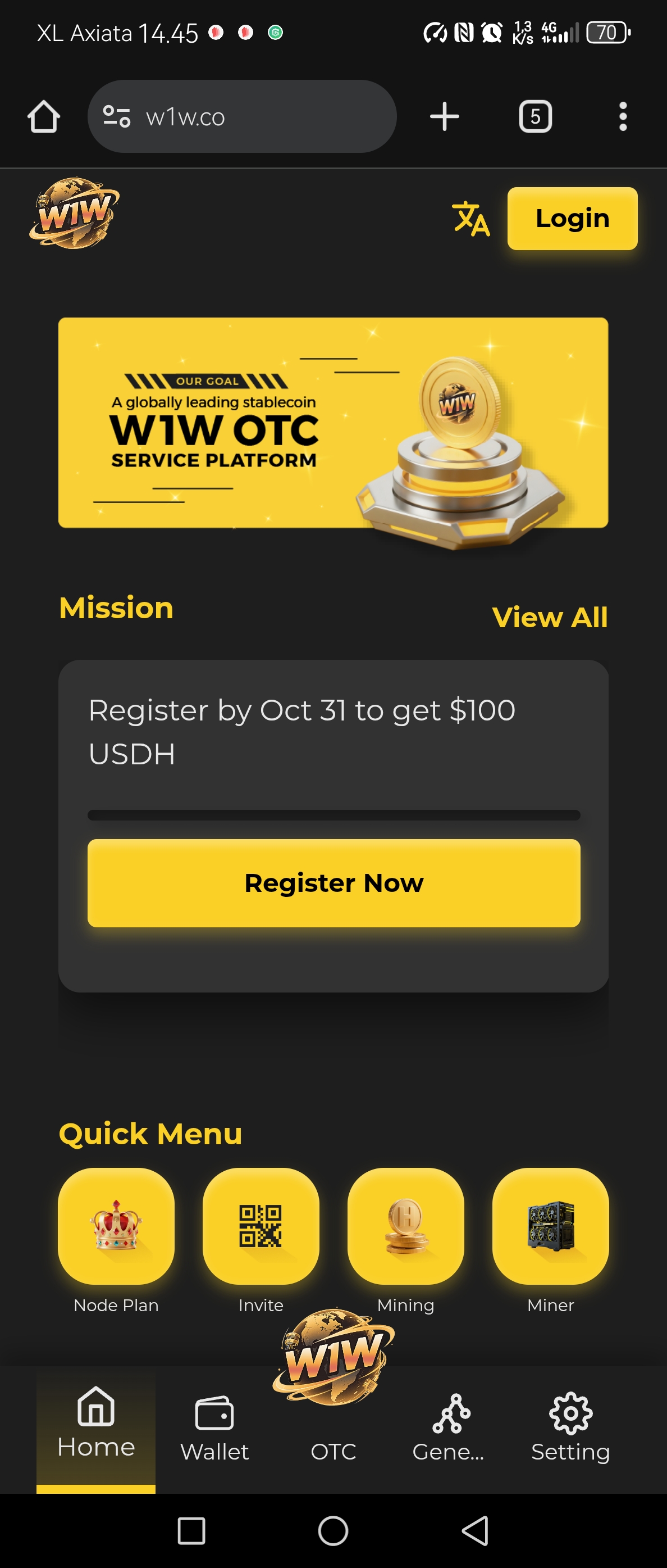 Fakta Beberapa Kejanggalan https://w1w.co/ - Atau Wang-Wang OTC Atau W1W Token Crypto Yang Diduga Scam Dengan Skema Ponzi Or MLM